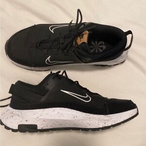 Black and White Nike Sneakers
